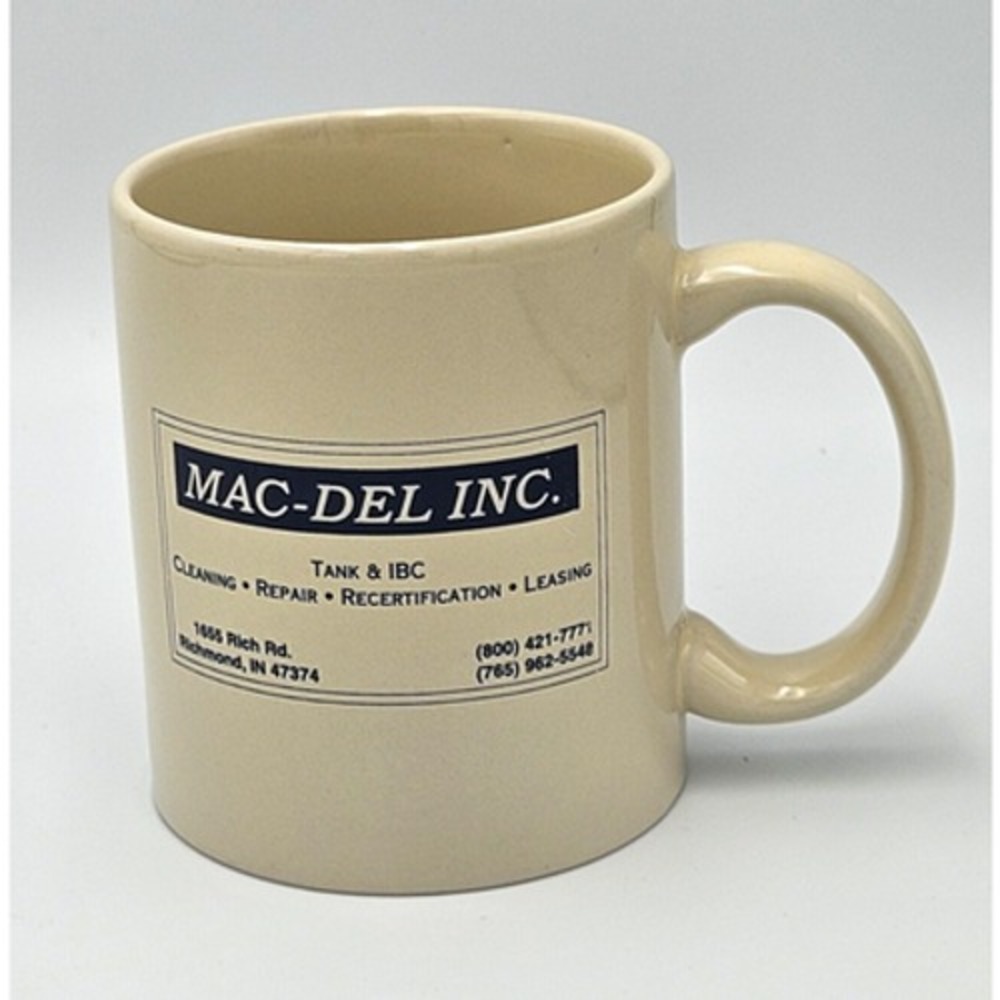 Vintage Mac-Del Inc Richmond Indiana Coffee Mug Cup